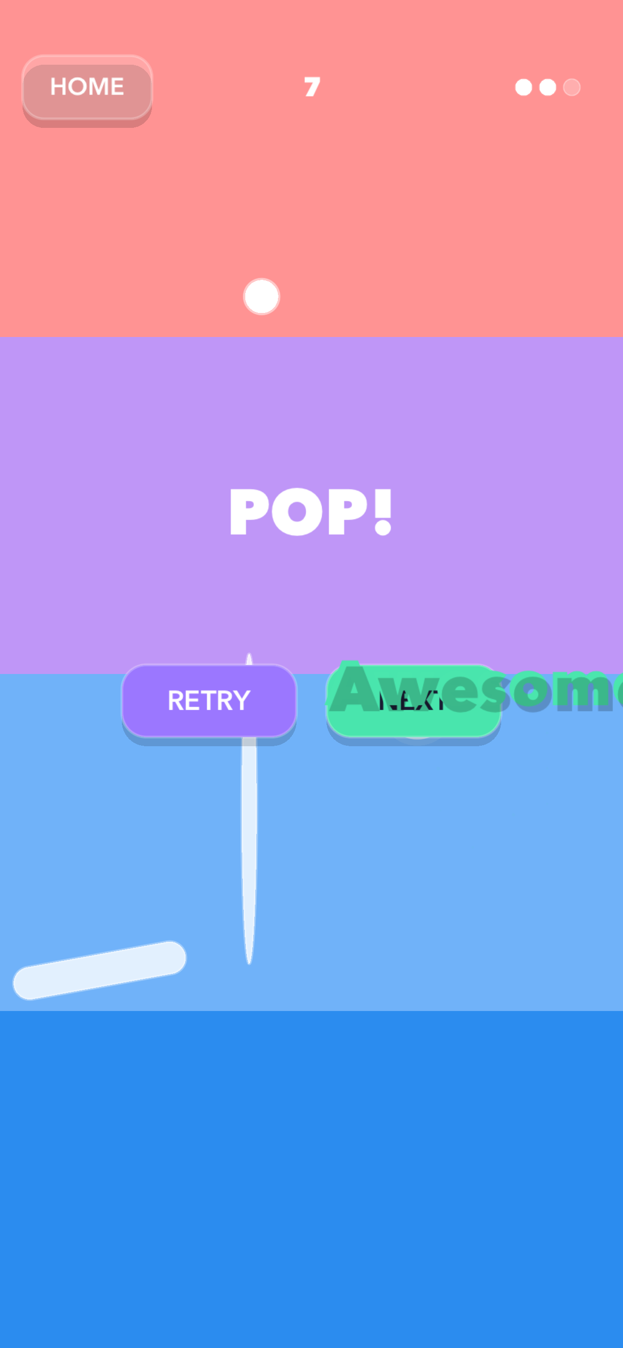 Pendulum Pop home screen